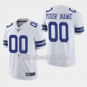 Miesten Dallas Cowboys NFL Pelipaita Custom Nike Valkoinen 100th